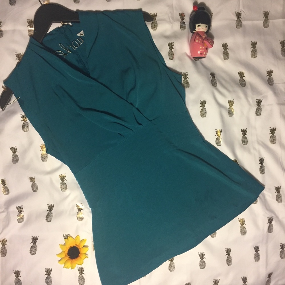 Teal Calvin Klein blouse